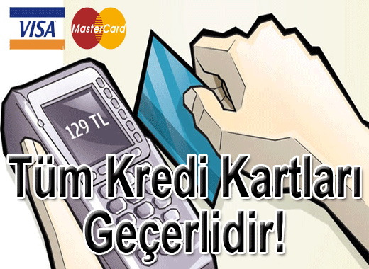 Kredi Kartıyla Ödeme Kolaylığı